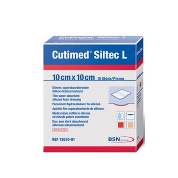 Cutimed Siltec Heel 2D 16cm x 24cm Sterile