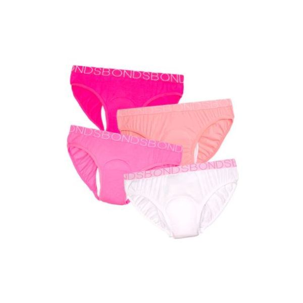 MiNappi +Bonds Girls Hipster Size 4-6  400ml  Assorted