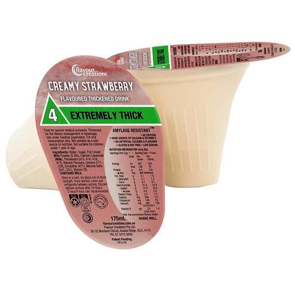 Flavour Creations Creamy Strawberry Drink 175mL Level 4 Extremely Thick