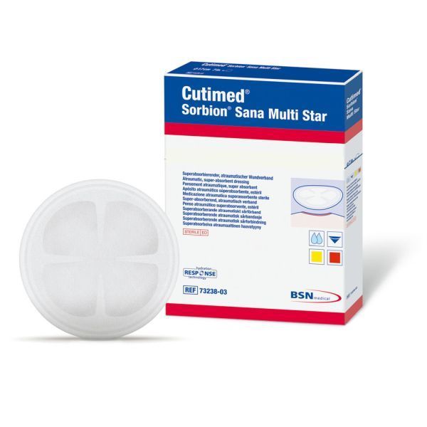 Cutimed Sorbion Sachet Multi Star 14cm