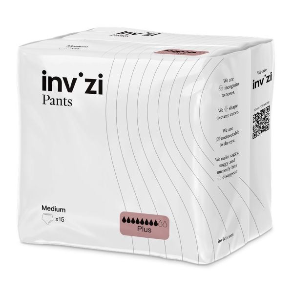 Invizi Pants Plus Medium 80-120cm 1700ml Pk15