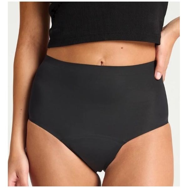 ModiBodi Seamfree Full Brief Black Super Overnight Size 14