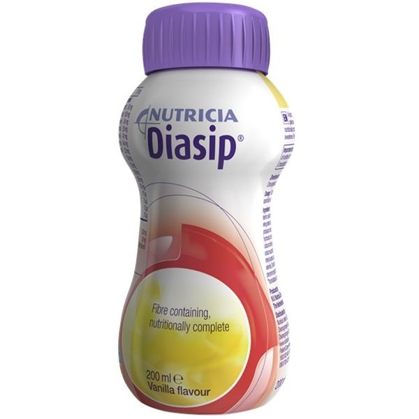 Diasip 200ml Bottle Vanilla Carton 24