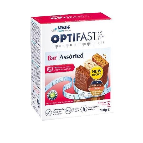 Optifast Very Low Calorie Diet Assorted Bars Carton 72