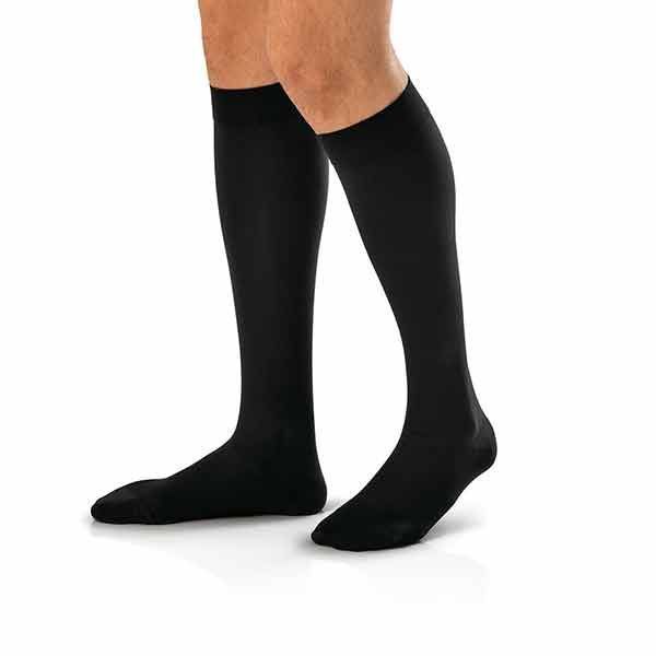 Jobst For Men Knee High Medium Black Socks 30-40mmHg