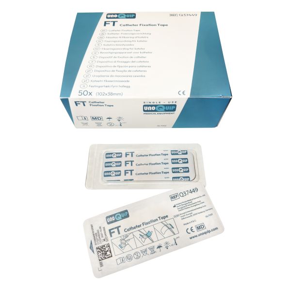 Unoquip Catheter Fixation Tape 102x 38mm Box 50