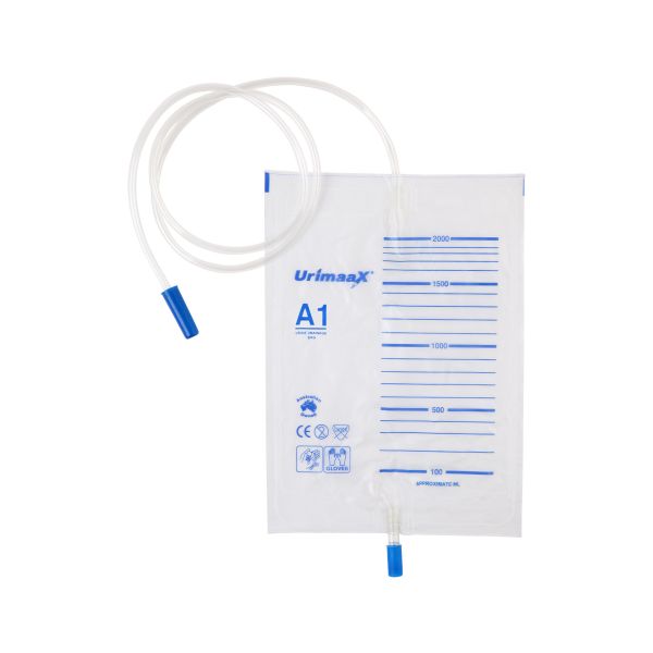 Aaxis A1 Drain Bag Non-Sterile 120cm Tube 2L