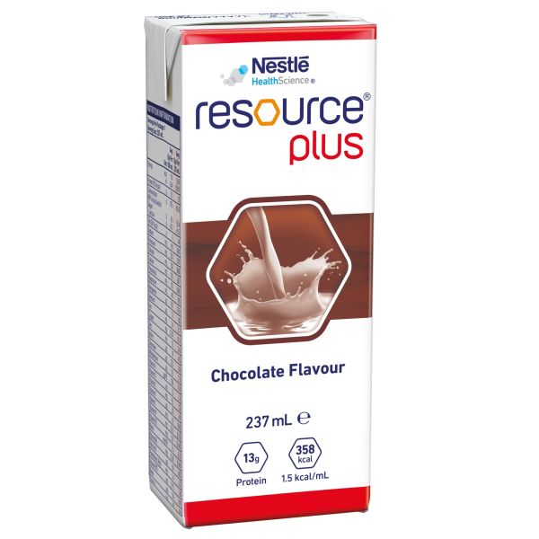 Resource Plus Chocolate 237ml Tetra