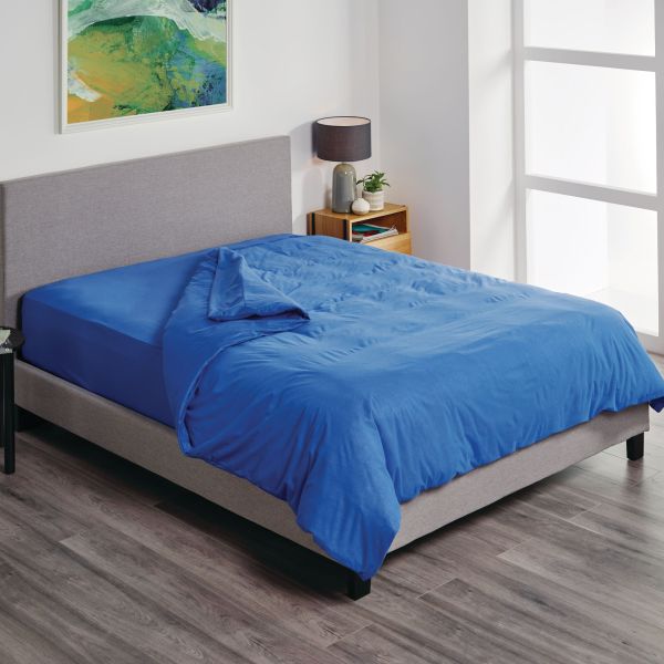 Protect-A-Bed Fusion Quilt Cover Cobalt Queen