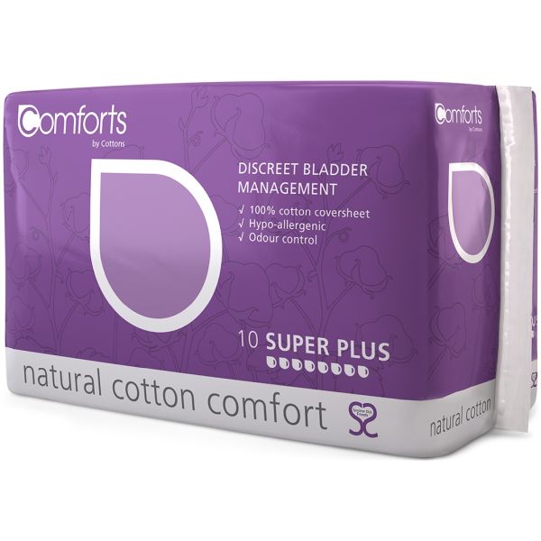 Comforts Super Plus Pads 10's 750ml