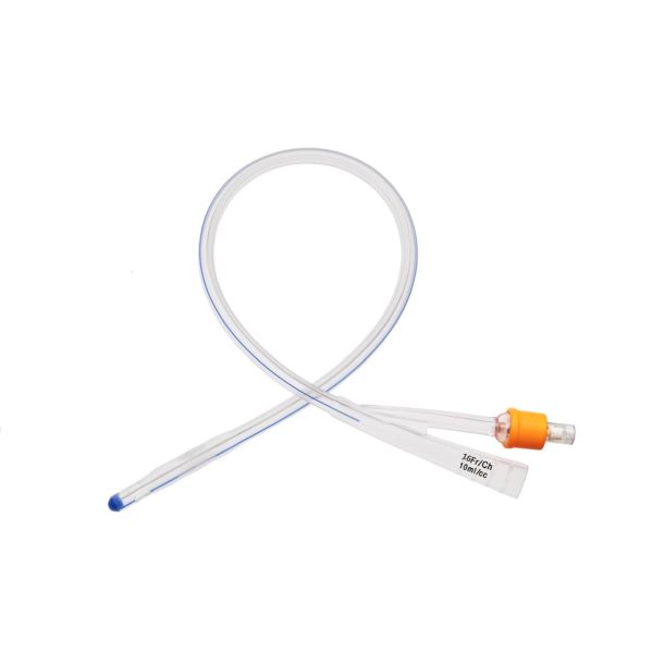 Unoquip Foley Catheter Silicone 2-Way CH16 10ml Box 10