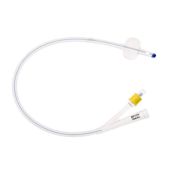 Unoquip Foley Catheter Silicone 2-Way CH20 10ml Box 10