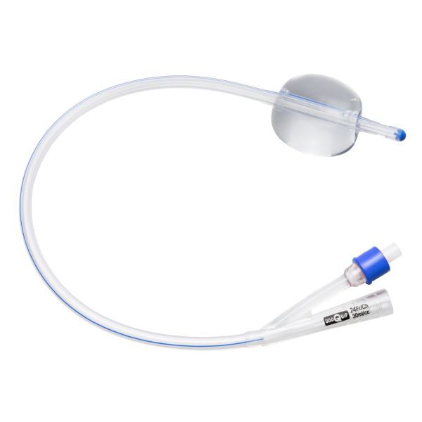 Unoquip Foley Catheter Silicone 2-Way CH24 30ml Box 5