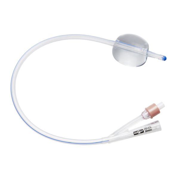 Unoquip Foley Catheter Silicone 2-Way CH26 30ml Box 5