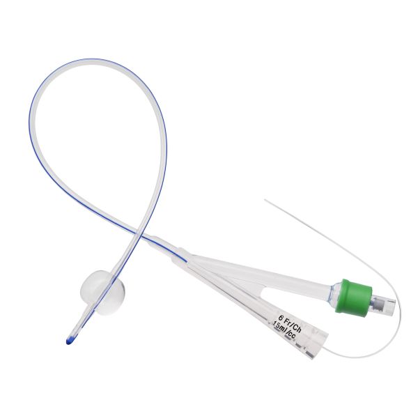 Unoquip Foley Catheter Silicone 2-Way Pediatric CH6 1.5ml Box 5