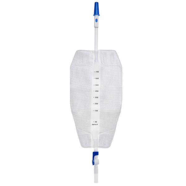 Unoquip Leg Bag Sterile 750ml 9cm Tube Lever-Tap Soft Back Box 10