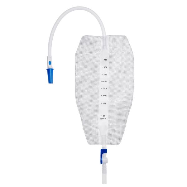 Unoquip Leg Bag Sterile 750ml 30cm Tube Lever-Tap Soft Back Box 10