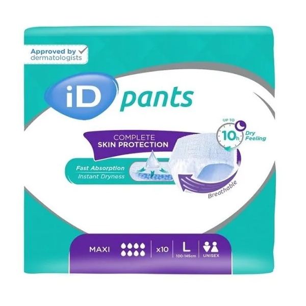iD Pants Maxi L 100-145cm 2200ml  Pk10