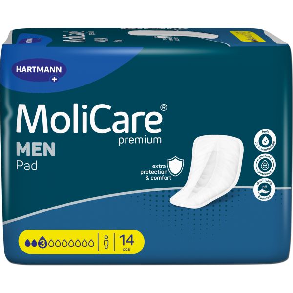 MoliCare Premium Men Pads 3 Drops 406ml Pk14
