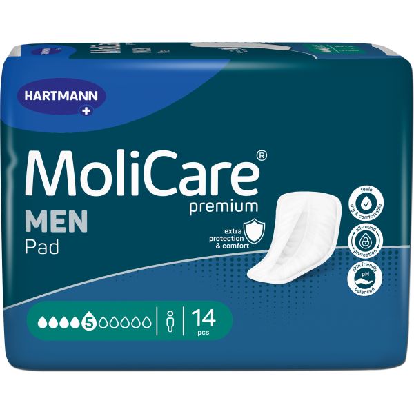 MoliCare Premium Men Pads 5 Drops 852ml Pk14
