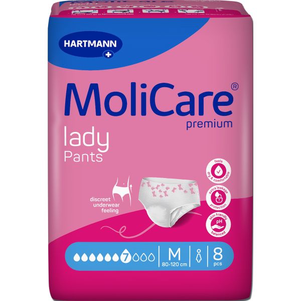 MoliCare Premium Lady Pants 7 Drops Medium 1442ml 80-120cm Carton 32