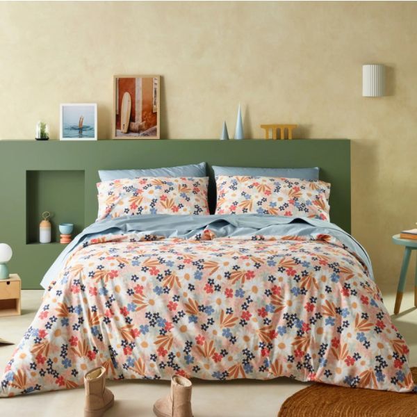 Staydry Hey Daisy Quilt Cover Set Queen Bed
