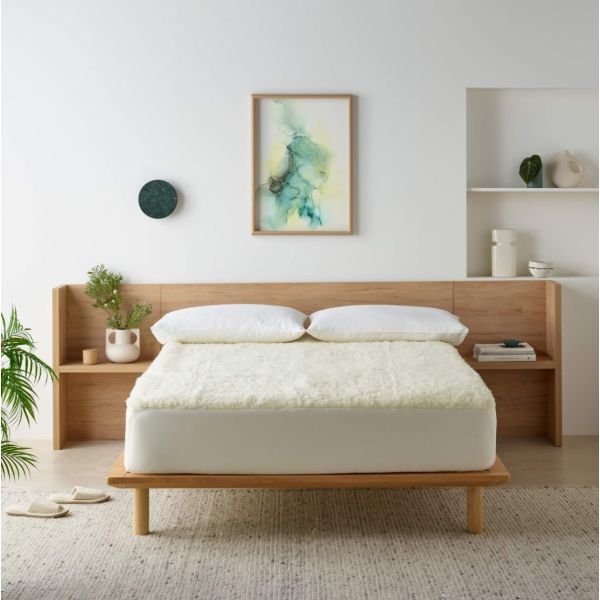 Staydry Wool Waterproof Mattress Topper Cot King Bed