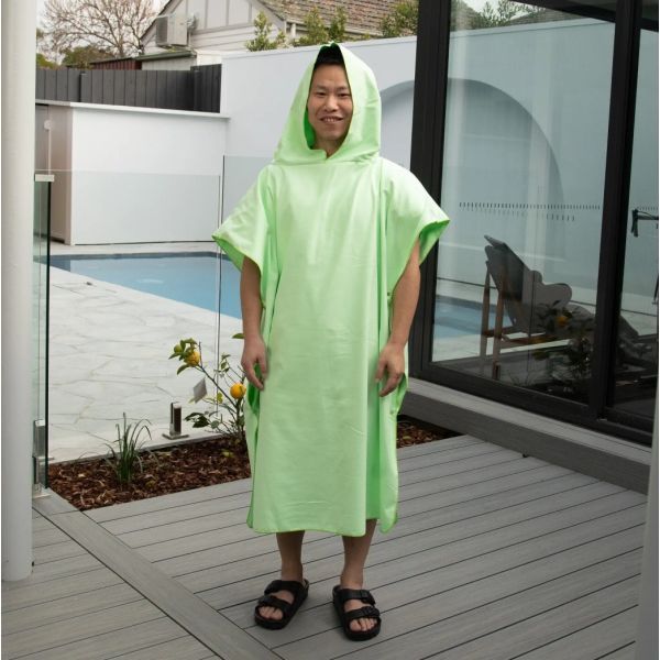 Staydry Adults Hooded Microfibre Towel Mint Green