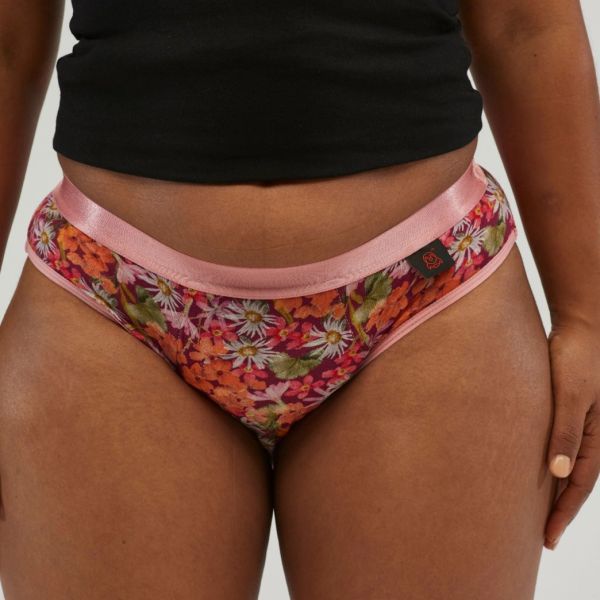 Staydry Ladies Bikini Brief Floral 250ml Size 10/S