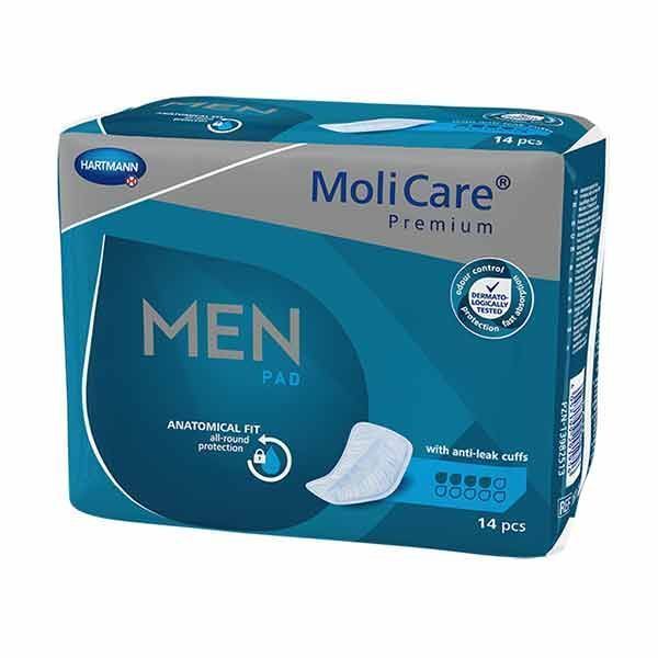 MoliCare Premium Men Pads 4 Drops 546ml Pk 14
