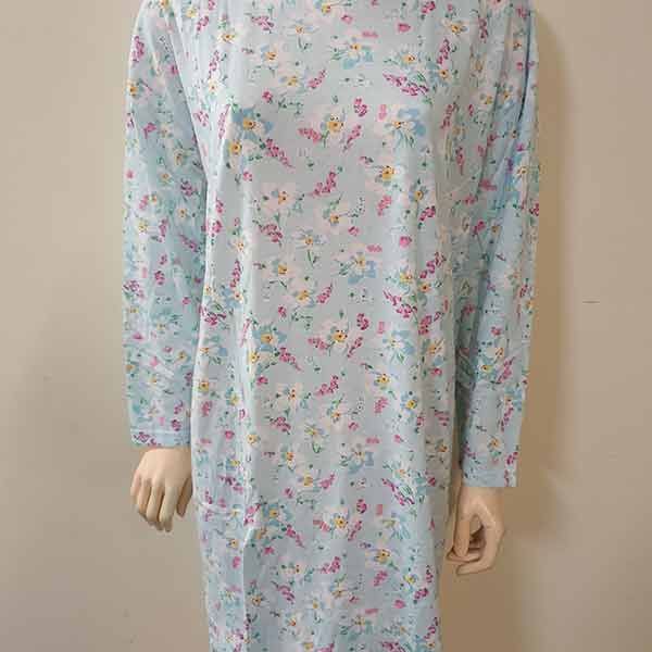 Petal Back Nightie Short Sleeve Purple/Pink Butterfly Extra Large
