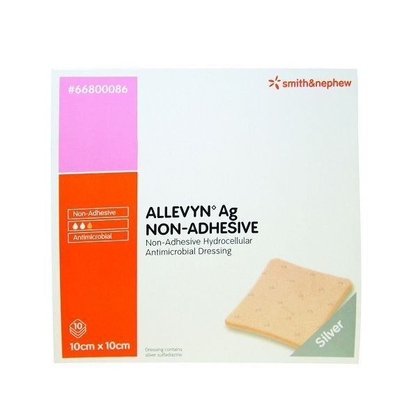 Allevyn Silver Non-Adhesive Dressing 10x10cm