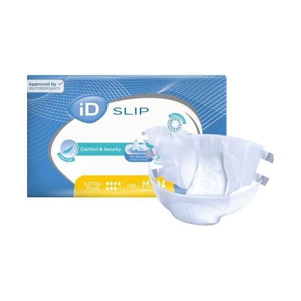 iD Slip Extra Plus Medium 80-125cm 2450ml Pk28