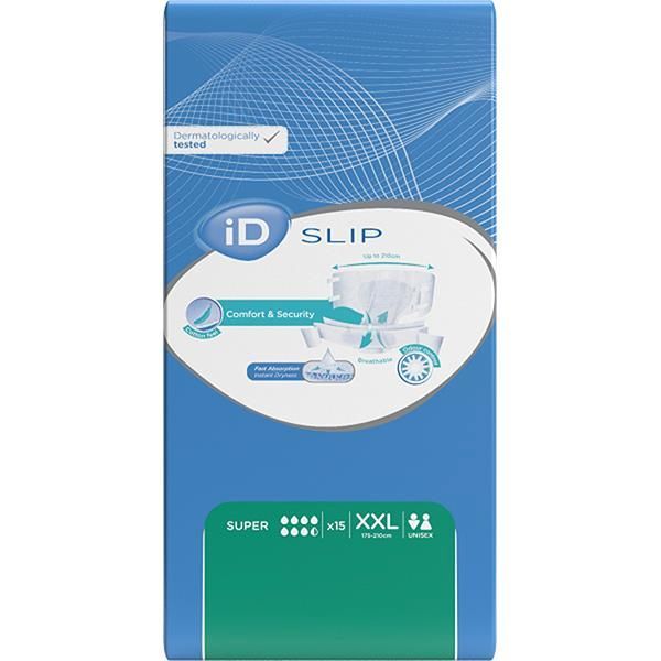 iD Slip Bariatric Super 2XL 175-210cm 3200ml Pk15