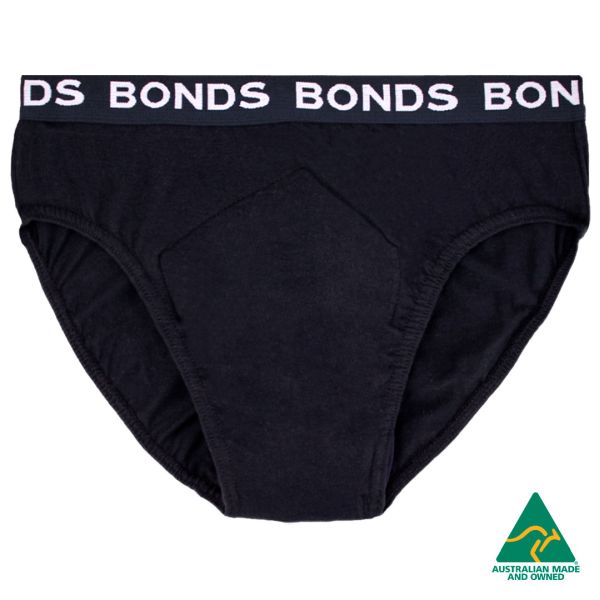 MiNappi +Bonds Mens Hipster Large  400ml  Black