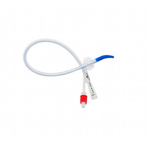 mDevices Foley Catheter Tiemann Tip Silicone 2-Way 18Fr 10mL 41cm Box 10