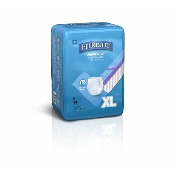 FitRight Protection Plus Super Underwear Extra Large 142-173 Pk 14