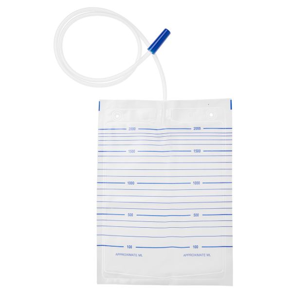 Unoquip Q1 Drainage Bag Non-Sterile 90cm Tube 2000ml Single Packed Box 200
