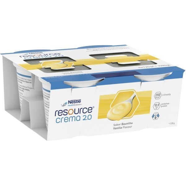 Resource Crema 2.0 Vanilla 125g Pack 4