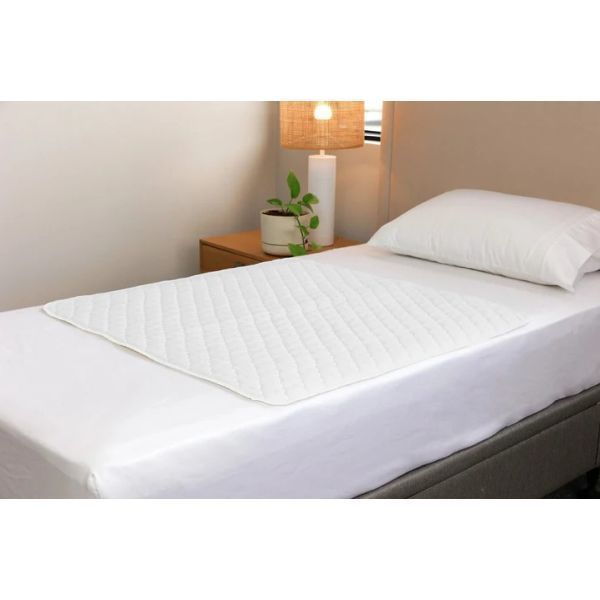 Buddies Absorb-Max Bed Pad White Double Waterproof 90x137cm 5400ml