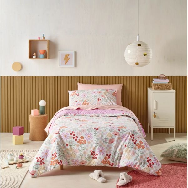 Staydry Blooms Quilt Cover Set King Single Bed