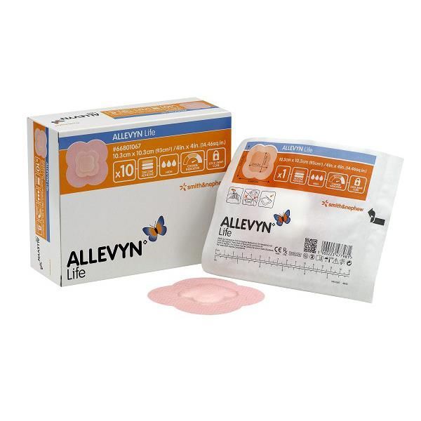 Allevyn Life Adhesive Foam Small 10.3x10.3cm