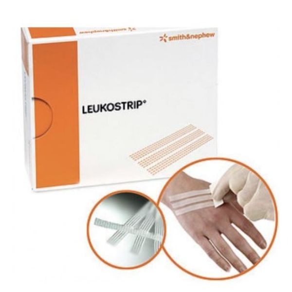 Leukostrip Wound Strips 4x76mm Box 50