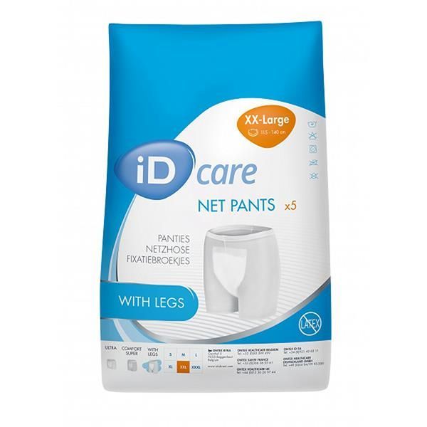 iD Care Pants with Legs 2XL 115-140cm Pk5