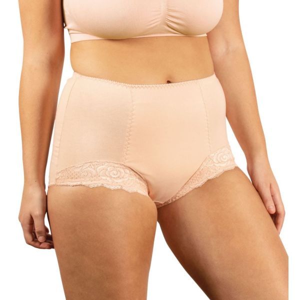Conni Chantilly Lace Ladies Brief Beige Size 10