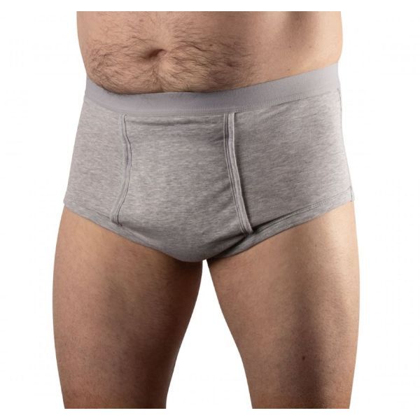 Conni Mens Oscar Briefs Grey Medium