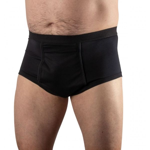 Conni Mens Oscar Briefs Black Extra Large
