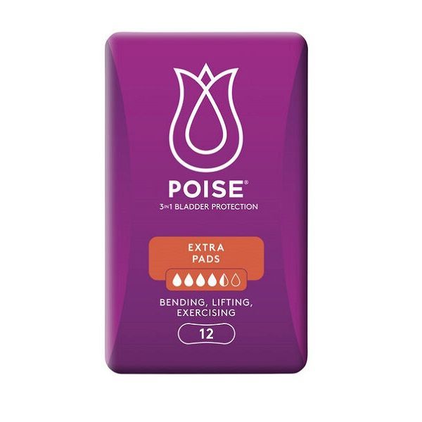 Poise Extra Pads 540ml Pk12