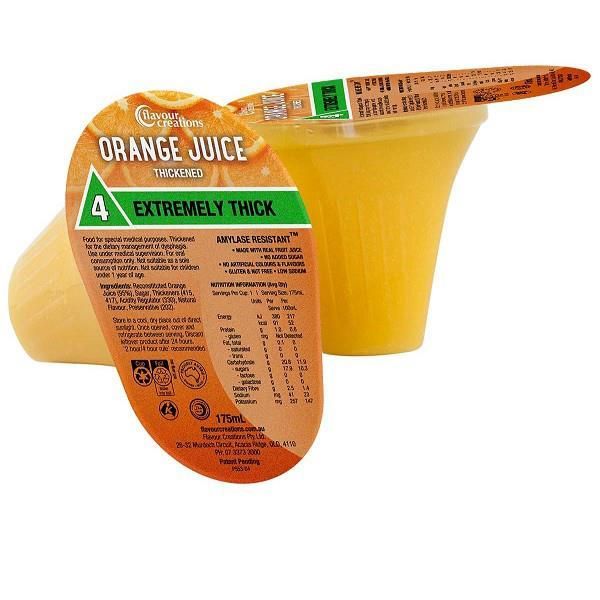 Flavour Creations Orange Juice 175mL Level 4 Extremely Thick