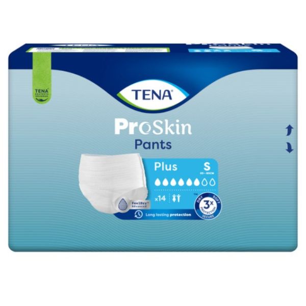 Tena ProSkin II Pants Plus Small White 770ml 65-85cm Pk14